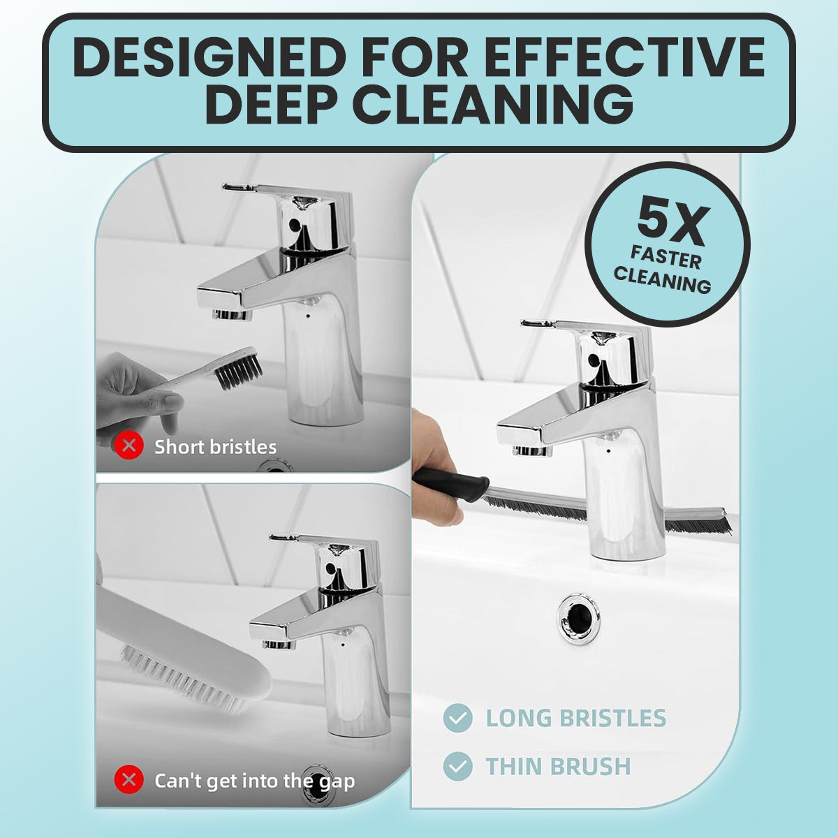 Shiny Wipes™ Deep Clean Brush Set