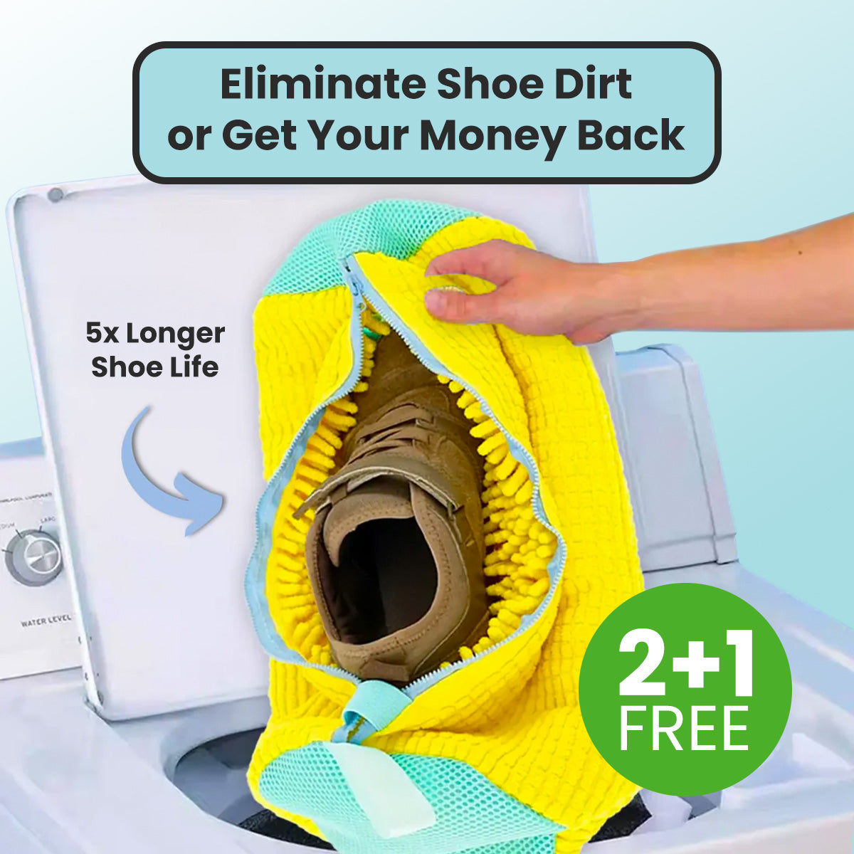 Shiny Steps™ Laundry Shoe Bag